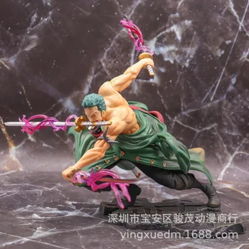 

Anime One Piece Zoro Three Thousand World Effect PVC Action Figure Roronoa Zoro Collectible Model Toys Doll Figurine 17.5cm