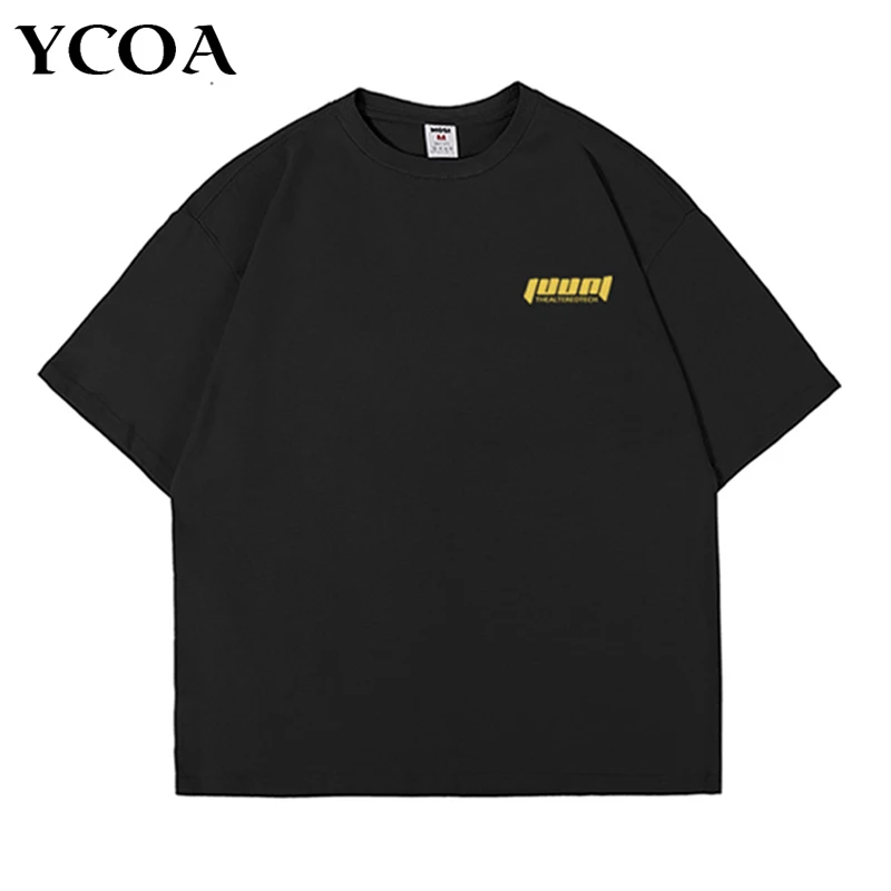 

Oversized T-Shirt Women Clothing Letter Loose Casual Harajuku Goth Short Sleeve Cotton Vintage Y2k Tops Tees Streetwear Pulovers