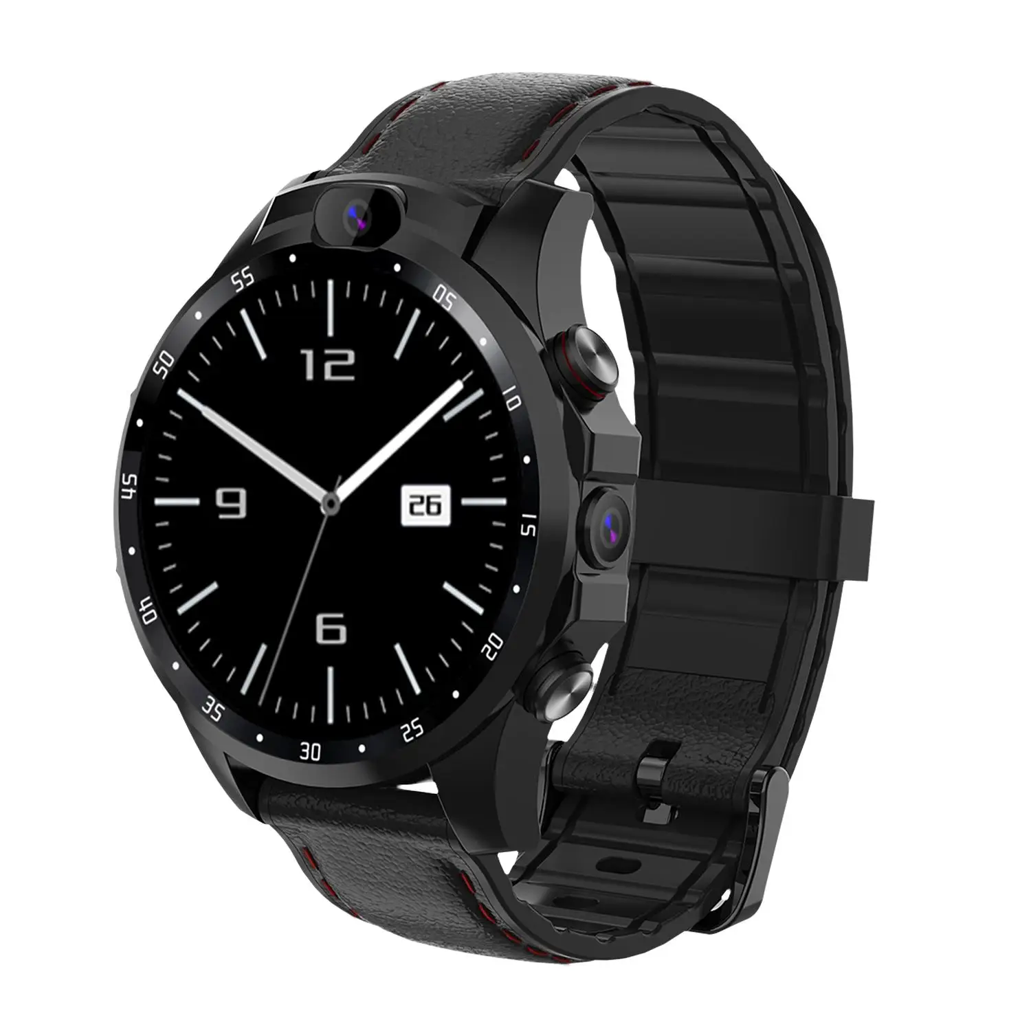 Dual Systems 4G Smart Watch Phone HD Camera GPS Positioning Fitness Sports Phone 1.6 Inch Touch Screen Waterproof Smartwatch Men
