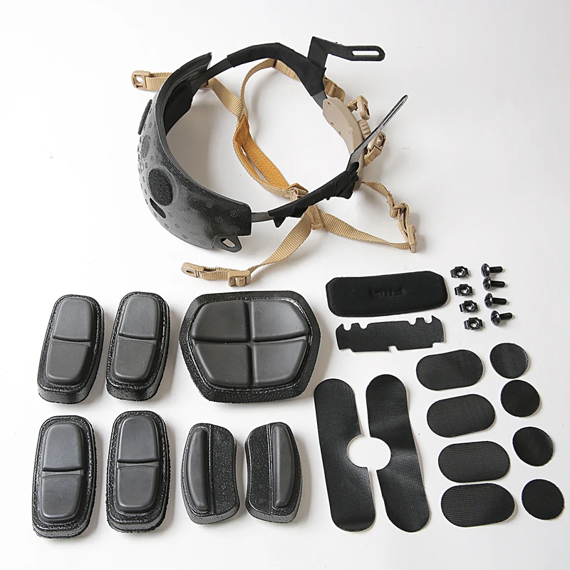 FMA ACH Occ-Dial Liner Kit （Upgrade Version）OPS Adjustable BK/DE L/XL Full Set Helmet Inner suspension system