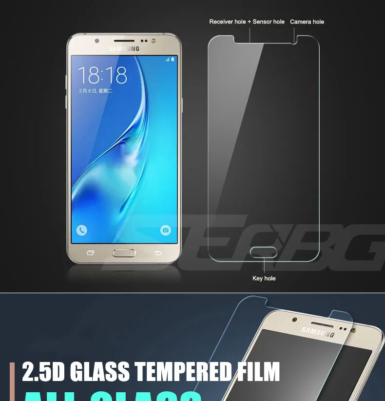 Закаленное стекло для samsung Galaxy J3 J5 J7 Защитная пленка для экрана samsung J2 J8 J4 J6 Plus