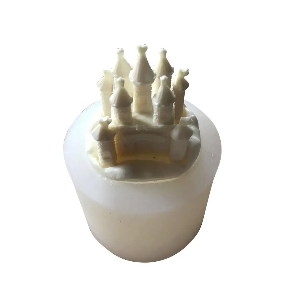 Инновационная 3D форма «Замок» силиконовая форма для самостоятельного изготовления торта инструмент для украшения выпечки для рождественского домашнего офиса рождественские украшения