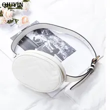 QIUYIN, Женская поясная сумка, мини круглый ремень, сумка, модная, стеганая, кожаная, поясная сумка, повседневная, женская, через плечо, для путешествий, нагрудная сумка