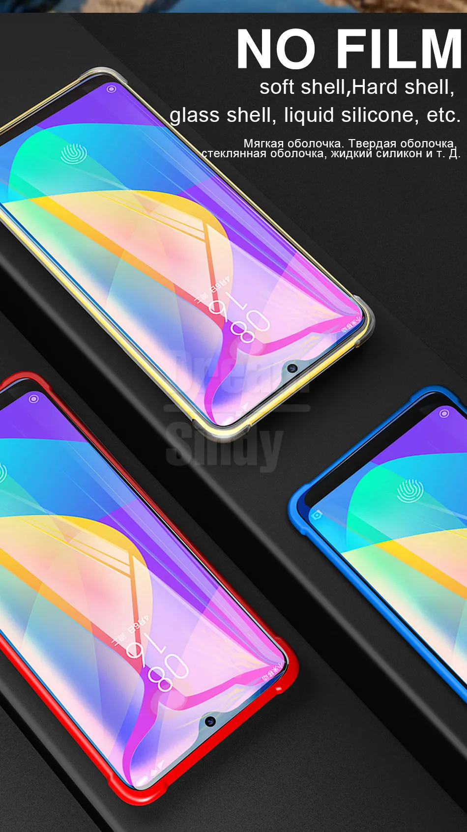 20D полное покрытие Гидрогелевая мягкая пленка для Xiaomi Mi 9 SE 8 Pro A3 Lite A2 A1 CC9 CC9E Pocophone F1 защита экрана не стекло