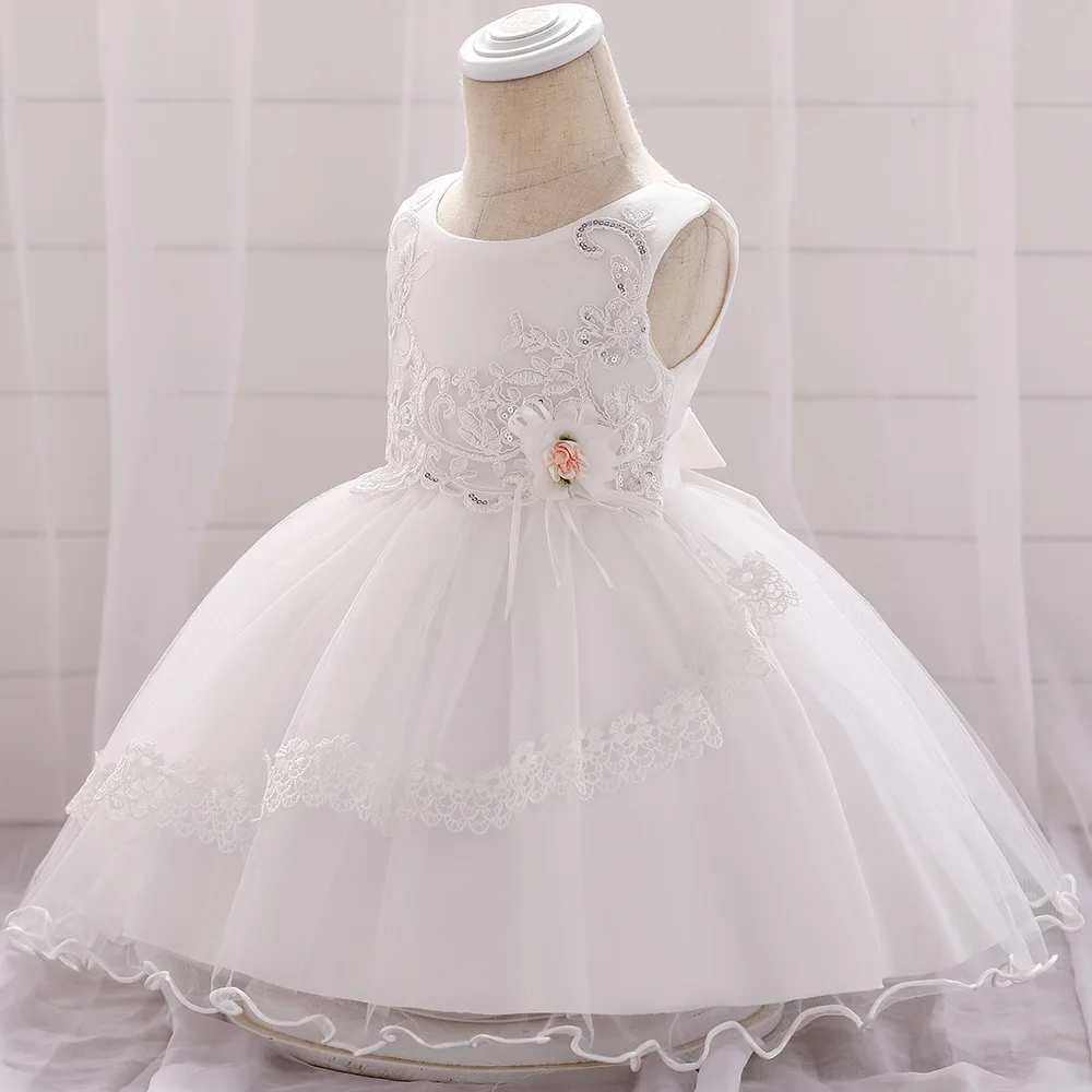 Стиль, международная торговля, торжественное платье для младенцев, для детей возрастом от года до года кружевное платье принцессы для малышей платье-пачка нарядное платье для малышей