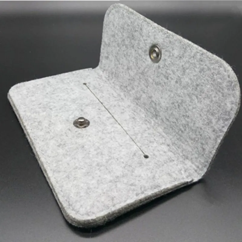 

Korean-style Nonwoven Fabric Wallet Felt Purse Ultra-Thin Personalization Pack Cover Type Wallet