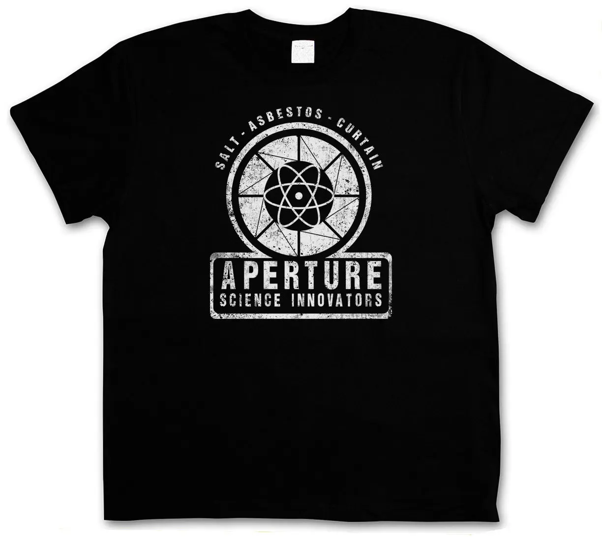 VINTAGE APERTURE SCIENCE INNOVATORS T-SHIRT - Laboratories Game Portal T-Shirt 2019 fashion t shirt Casual Short Sleeve TEE |