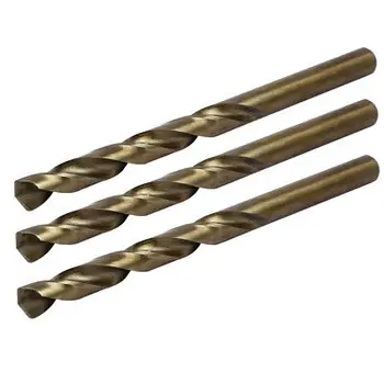 

8.1mm Dia 115mm Length HSS Cobalt Metric Twist Drill Bit Rotary Tool 3pcs