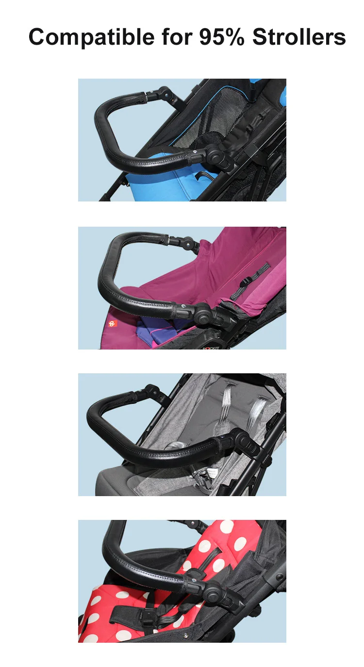 Universal Baby Stroller Accessories Bumper Bar Armrest Handlebar For
