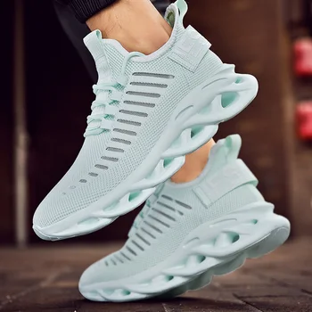 

2020 new high-heeled Hard-Wearing shoes summer sneakers men Korean trend men's shoes sports casual breathable running shoes