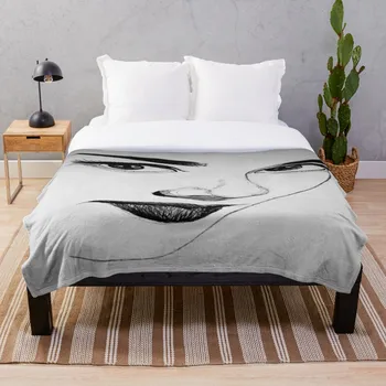 

Soft Blanket for Bed Sherpa Flannel Fleece Blanket Home Travel Sofa Soft Throw Blanket Audrey Hepburn 4