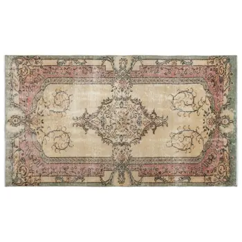 

Handmade Natural Vintage Turkish Area Rug 155x274 Cm-5'1''X8'12''