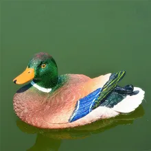 Скульптура животного утка Лебедь Смола украшения для сада озеро двора статуя открытый искусство ремесла Пейзаж украшения 0719