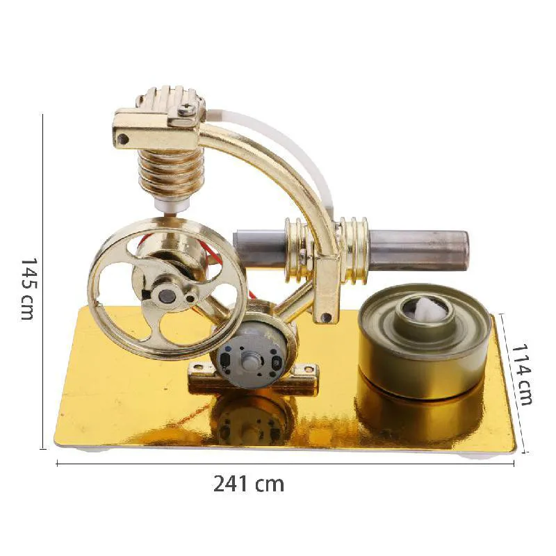Двигатель Стирлинга с лампочкой Модель двигателя горячий пар ...
