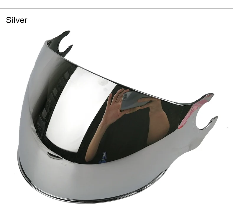 LS2 OF562 с открытым лицом Половина мотоциклетный шлем козырек заменить солнцезащитные очки Серебристые красочные черные дополнительные линзы для оригинальных шлемов LS2