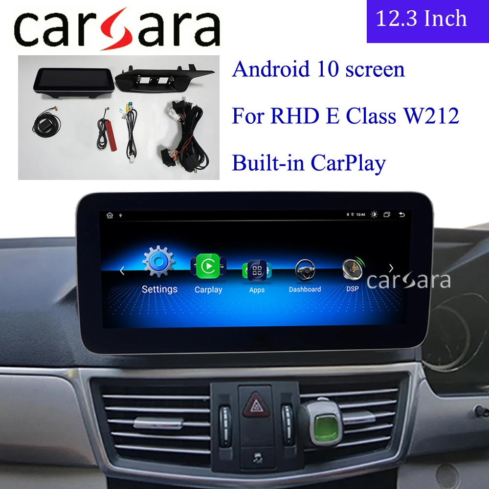 タッチスクリーンw212 W211 Dvd Gpsアンドロイドディスプレイ車のビデオオーディオインフォテインメント インターフェイス車両ナビデバイスrhd Eクラス10 12 Car Multimedia Player Aliexpress
