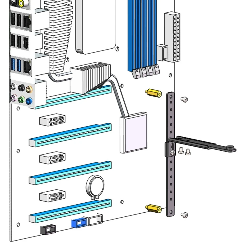 GB H01  ׷ ī 귡Ŷ ݼ  ĵ forATX,E-ATX   GPU  ī Ȧ 