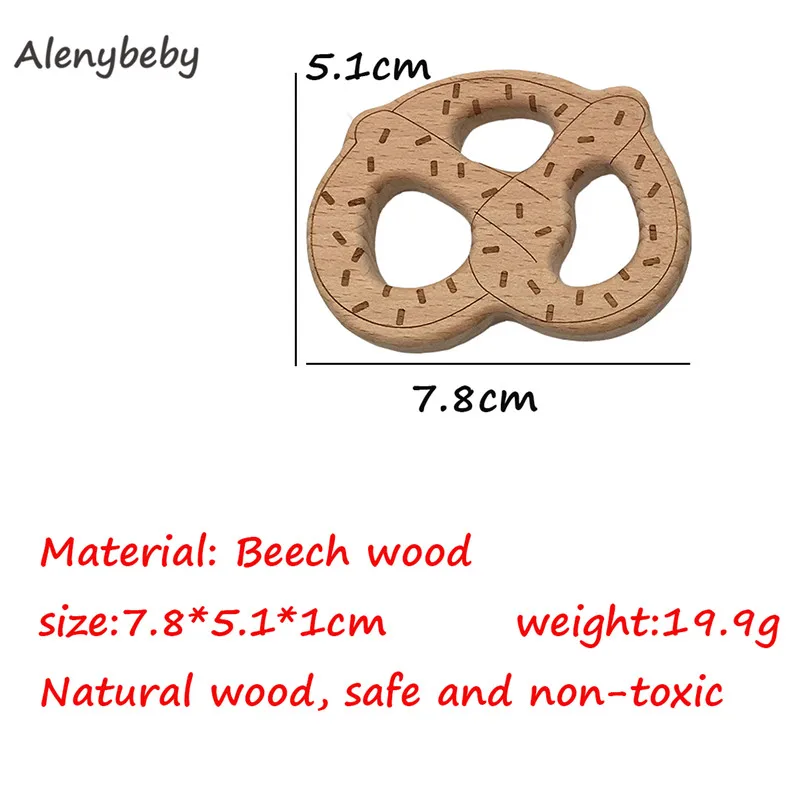 Bread stick-50pcs 50pcs DIY Baby Teether Toys Organic Natural Beech Wooden Hand Cut Toy Baby Wooden Teether Gift Wooden Personalized Pendent - Цвет: Bread stick-50pcs