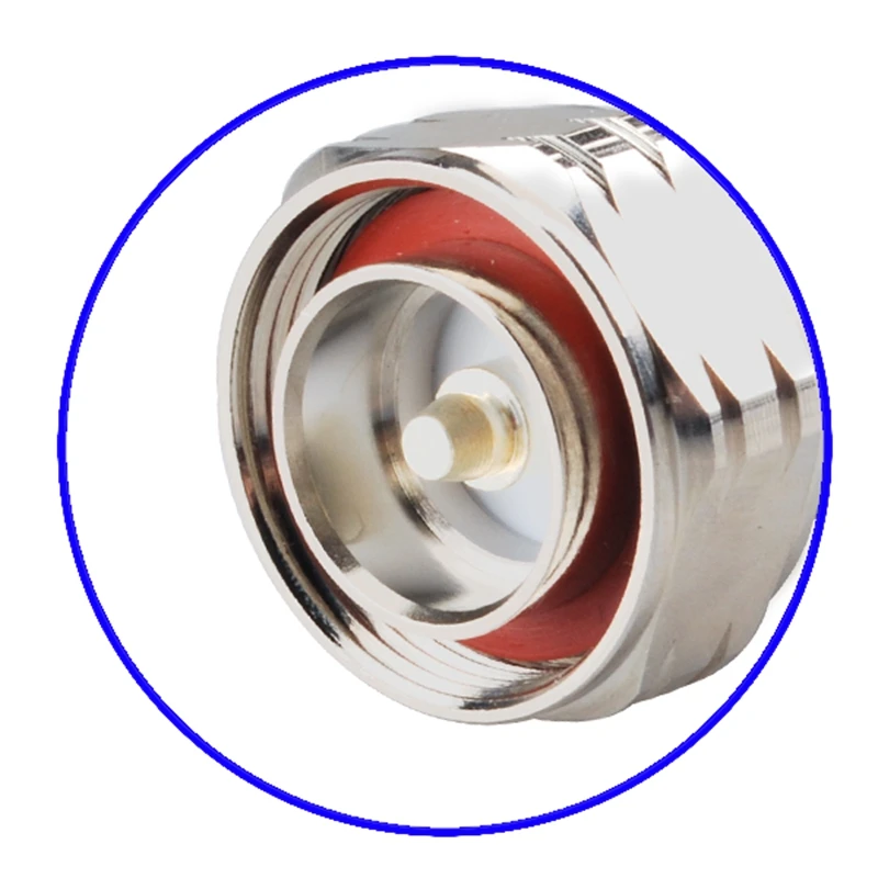 RF Coaxial Connector for Corrugated Copper Cable