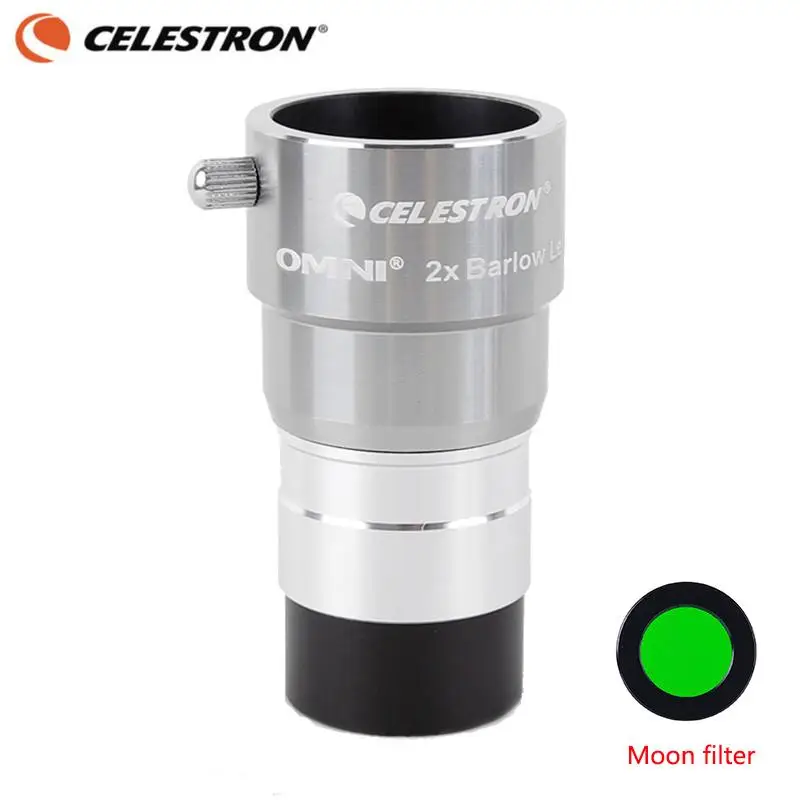 

Celestron Omni 1.25" 2x Barlow Lens By Magnification Eyepiece Professional Astronomical Telescope Parts Free Gift Moon Filter