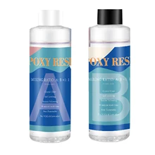 Epoxy Resin Kit Crystal Clear Hardener Kit Easy Mix DIY Supplies For Art Casting Resin Jewelry Projects