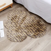 Тигр хребет пушистое Облако Форма ковер ковры Гостиная Декор Искусственный мех ковер для детской комнаты мохнатый ковер современный коврик 70x90 см