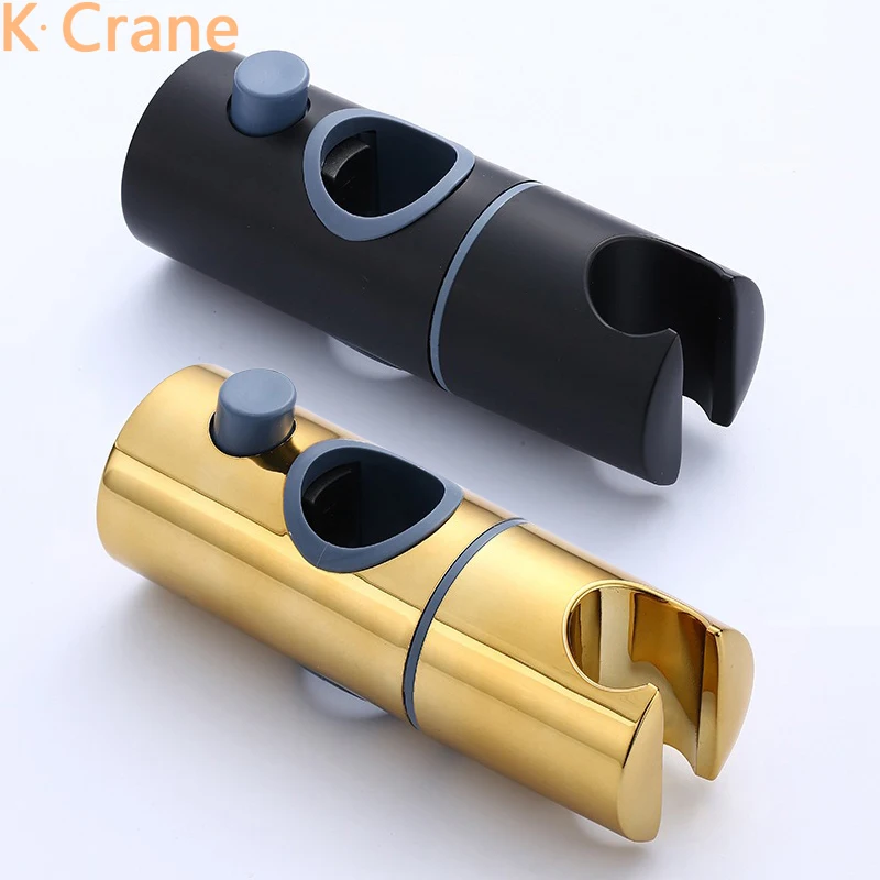 22Mm 24Mm 25Mm ABS Shower Bracket รอบ Bath Rod ผู้ถือปรับ Hand Shower Head Rack Universal gold สไลด์บาร์ 1