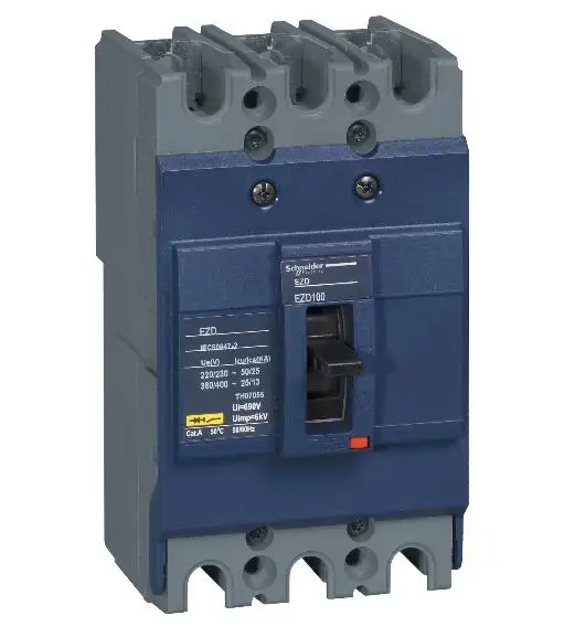 

EZD100M3020MAN EZD100M-20A мА 3P | 100A | 20A | 35kA EZD пластиковый чехол мотор защищает автоматический выключатель