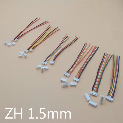 10Sets SH1.0 JST1.25 ZH1.5 PH2.0 XH2.54 Connector Female+Male 2/3/4/5/6/7/8/9/10P Plug With Cable 10/20/30cm - Image 4