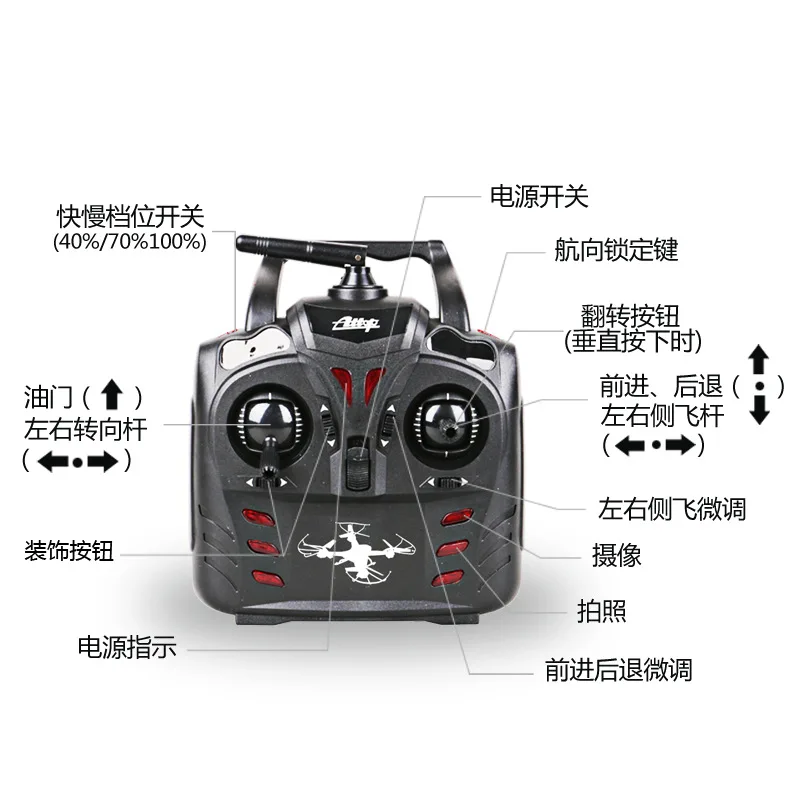 Ya Gotta A8c Aerial Photography Remote-control Four-axis Aircraft Aviation Model Counter Attack the Multi-Rotor Helicopter Plane