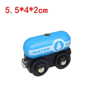 

EDWONE wooden magnetic train for Tmas wooden tracks can be connected to the Tmas train variety wooden train E14 water car