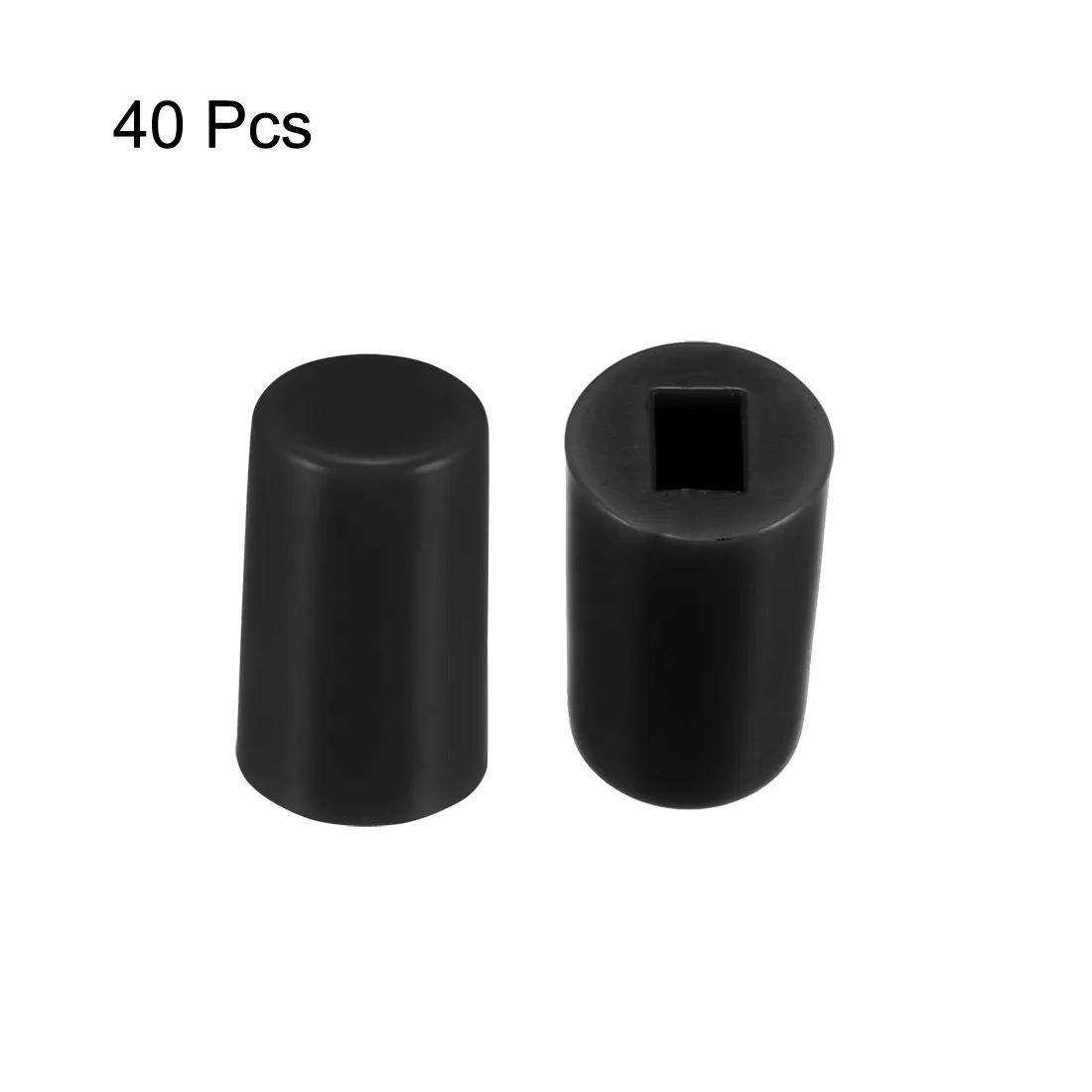 Uxcell 40 шт колпачки для переключателей Пластиковые 6x3,7/6x5/6x7/6x10 мм защелкивающиеся кнопки тактильная крышка колпачки для ключей защита простая установка