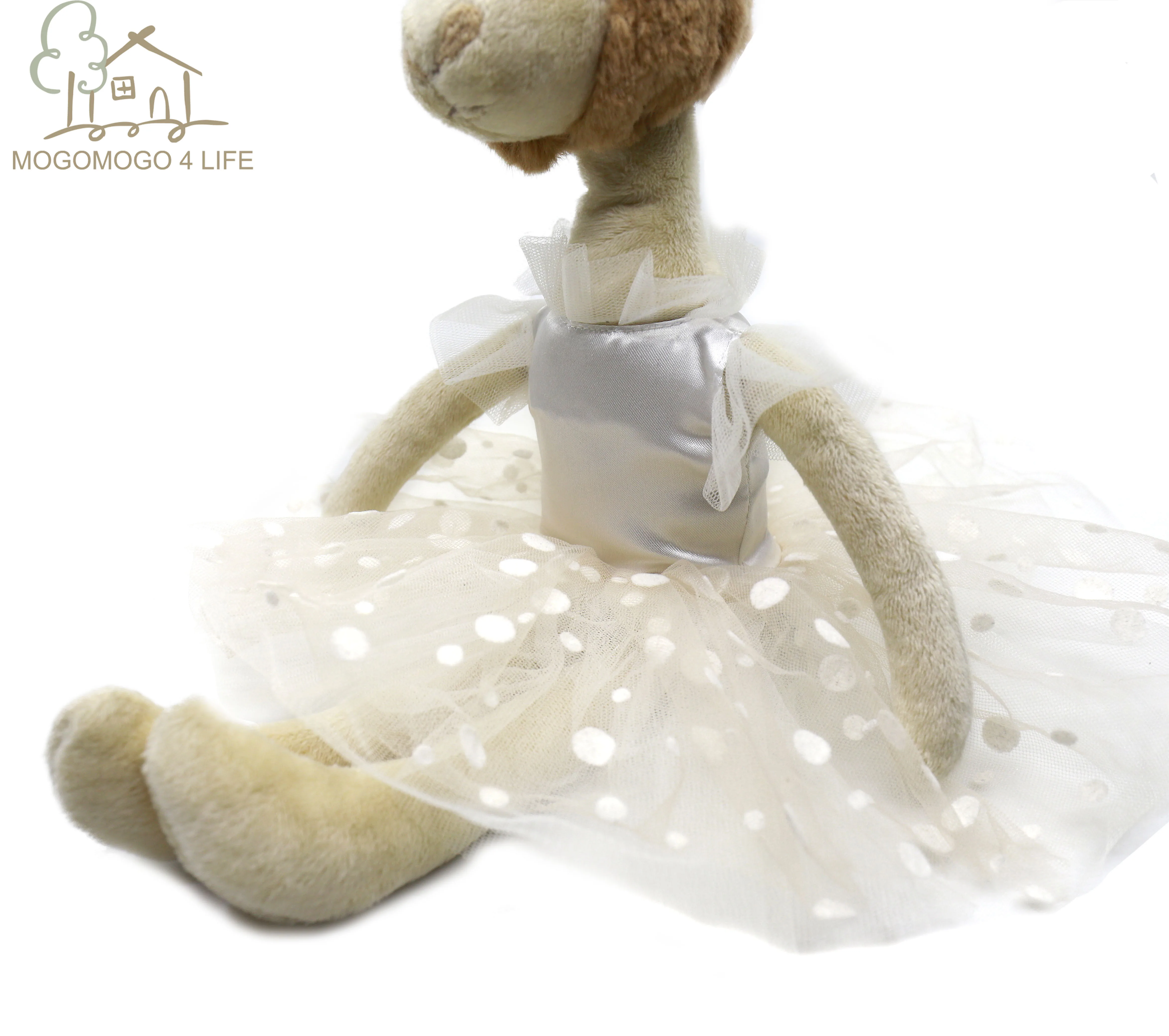 Роскошные мягкие игрушки из альпаки в белом платье, экологичное свадебное платье, тканевые куклы, подарок для девочек, плюшевые игрушки ламы