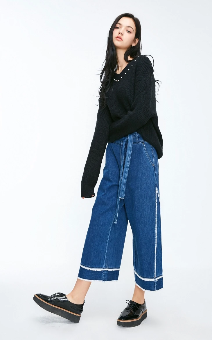 Vero Moda женский свитер из чистой шерсти с v-образным вырезом из мохера | 318313529