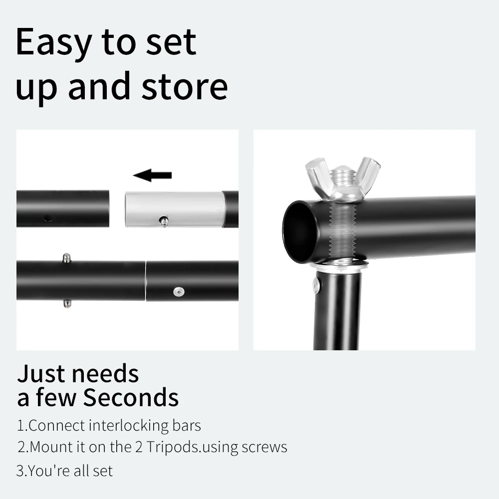  2.6M X 3M/8.5*10ft Pro Photography Photo Backdrops Background Support System Stands For Photo Video