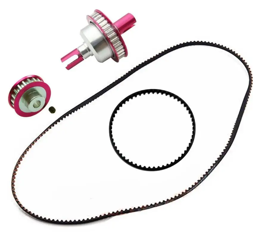 

20T 38T Metal Gear Pulley/Differential 171T/540T Belt OP Replace Parts for 1/10 Sakura D4 RC Car Model