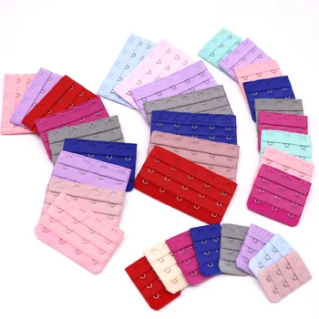 

3/4pcs Elastic Bra Extender Clip Clasp Buckle Adjustable Back Belt Buckle Ladies Women Underwear Accessories Soft Bra Extension