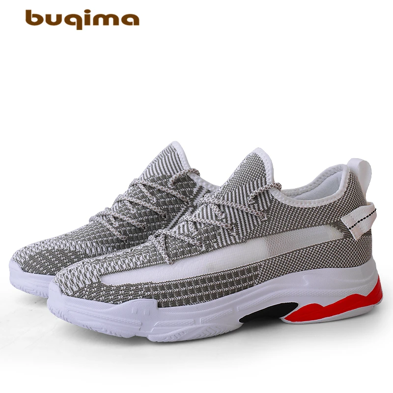 

Buqima Air-permeable Men's Mesh Shoes Adult High-quality Men's Shoes Antiskid Sports Shoes Increase Invisibly 8cm Men's Shoes