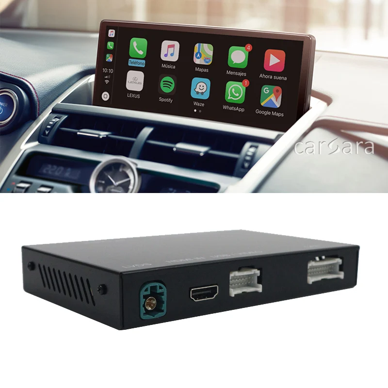Беспроводной автомобиль apple carplay для Lexus NX RX ES GS IS UX LX GX CT LS LC на радиоуправлении