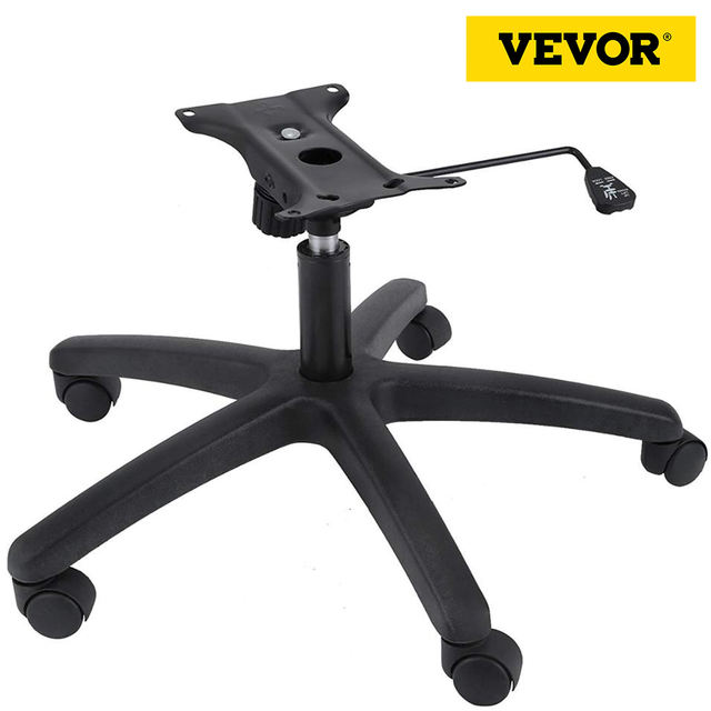 VEVOR 28 Inch Swivel Chair Base Office Chair Replacement Base 5 Inch