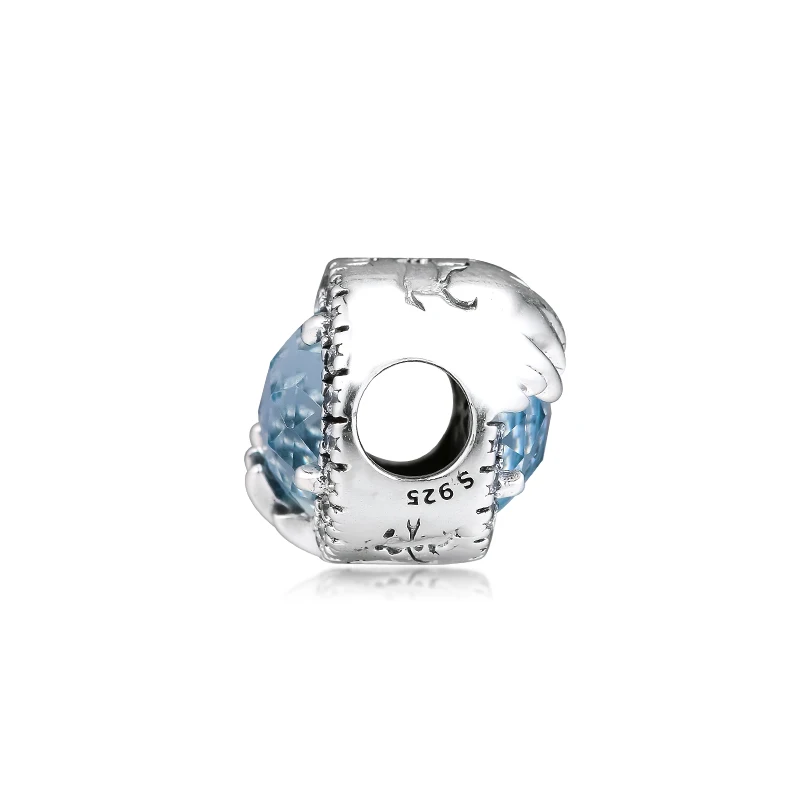 Подвески подходят для ожерелья браслеты мышь замороженная зима хрустальные бусины 925 пробы-серебро-ювелирные изделия