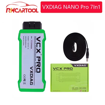 

Original VXDIAG NANO Pro 7In1 3 Free Software forGM For VW for HONDA for VOLVO for JLR VXDIAG NANO Pro Car Diagnostic tool