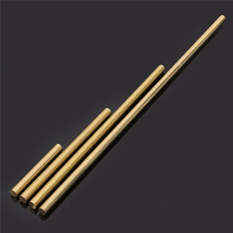 

12mm x 100/200/330/500mm Brass Round Bar Rod Circular Tube