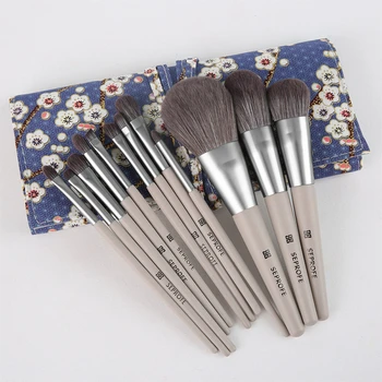 

12 Pcs Makeup Brushes Set Beauty Tools Make Up Brush Sets Cosmetic Foundation Blush Concealer Eyebrow Eyeshadow Powder Brush Etc