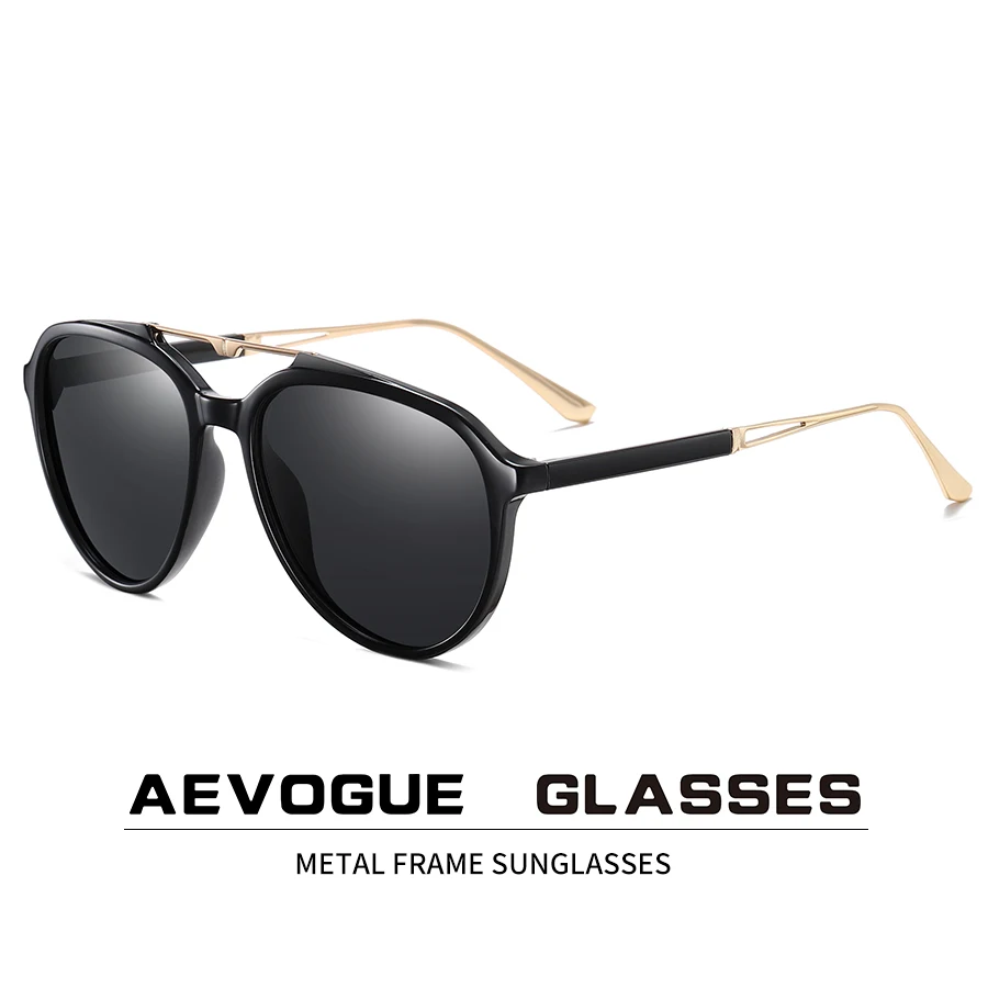 

AEVOGUE New Men Round Retro Sunglasses Women Fashion Classic Polarized Sun Glasses Brand Designer UV400 AE0830