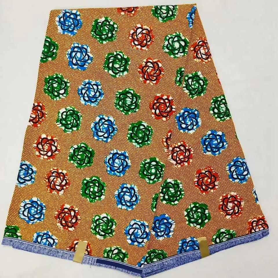 Mitex Печать Ткани Хлопчатобумажные для изготовления платьев юбки/африканские ткани Kitenge ткани африканская Pagne NAR-56