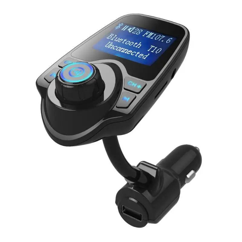 Bluetooth автомобильный комплект fm-передатчик беспроводной радио адаптер fm-модулятор громкой связи USB зарядное устройство MP3-плеер высокое качество