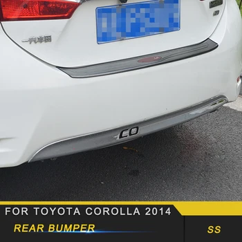 

For Toyota Corolla 2014-2018 Car Styling Rear Bumper Fender Protector Cover Trim Frame Sticker Exterior Accessories