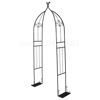 

Wrought iron rattan flower stand against the wall bow-shaped flower stand European-style arch frame can be separated 2 suitable