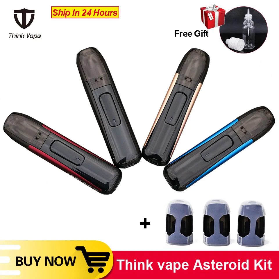 Оригинальный набор ручек Think vape Asteroid система pod 420 мАч электронная сигарета 1 5 мл